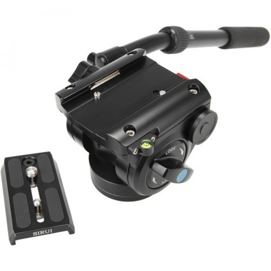Sirui P-325FL 5-Section Carbon Fiber Monopod with VH-10 Video Head