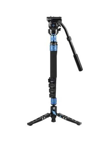 Sirui P-325FS 5-Section Carbon Fiber Monopod with VH-10 Video Head | Monopods | CAM TOOLS Middle East | Sirui