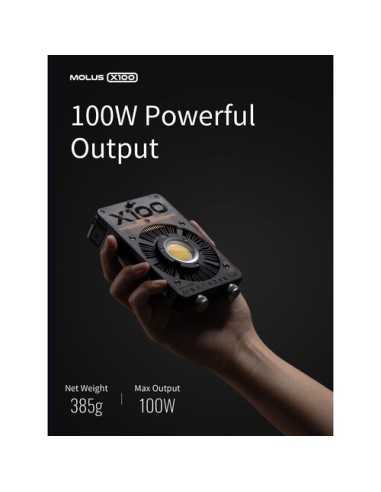 Zhiyun MOLUS X100 Bi-Color Pocket COB Monolight (Combo Kit)