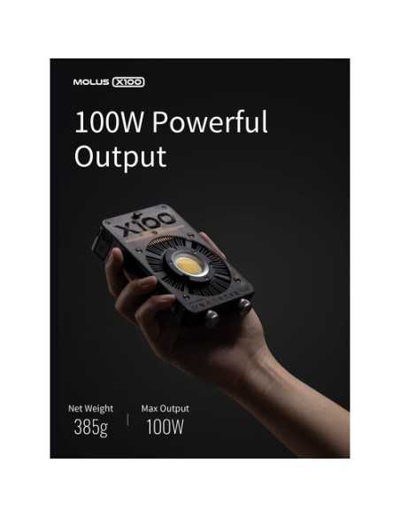 Zhiyun MOLUS X100 Bi-Color Pocket COB Monolight (Combo Kit)