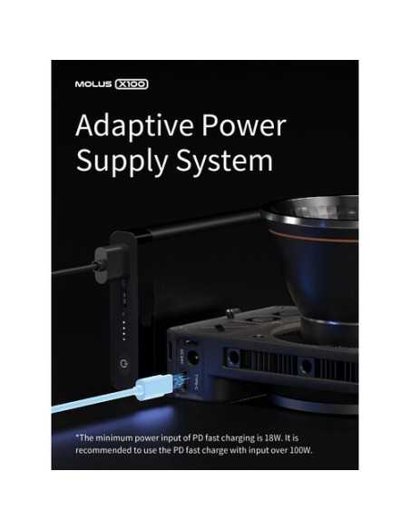 Zhiyun MOLUS X100 Bi-Color Pocket COB Monolight (Combo Kit)