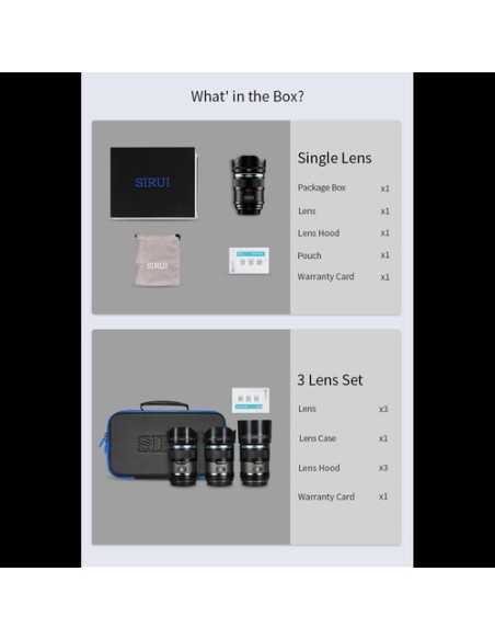 Sirui Sniper 23mm f/1.2 Autofocus Lens (Sony E, Black)