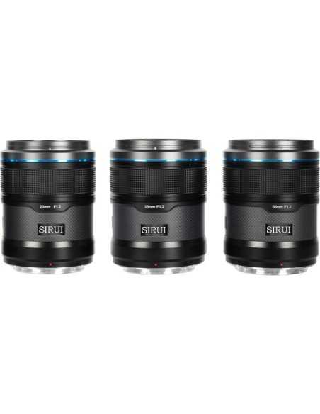 Sirui Sniper f/1.2 Autofocus 3-Lens Kit (Sony E, Black)