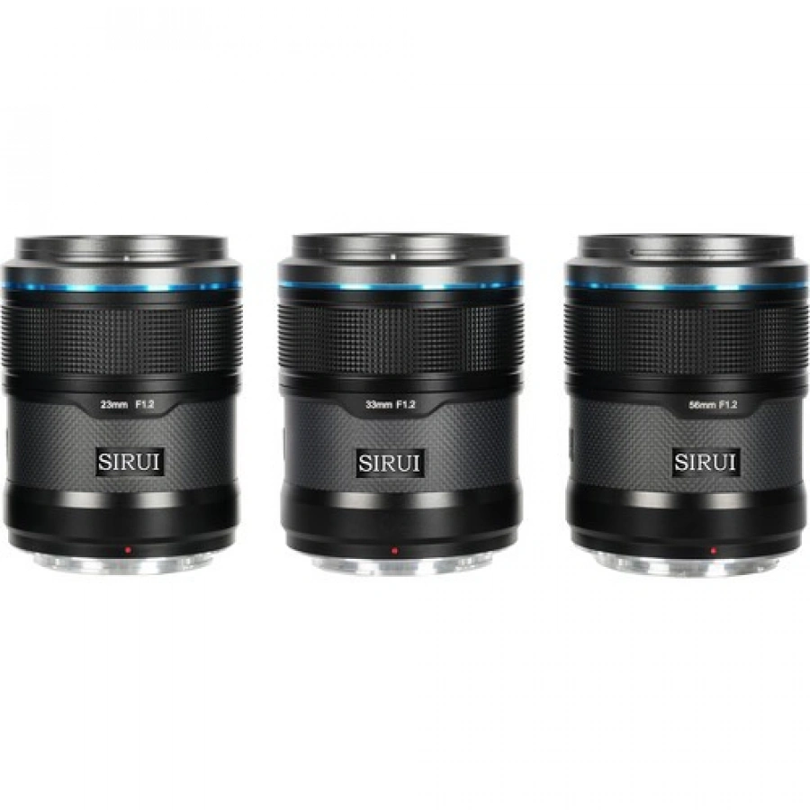 Sirui Sniper f/1.2 Autofocus 3-Lens Kit (Sony E, Black)