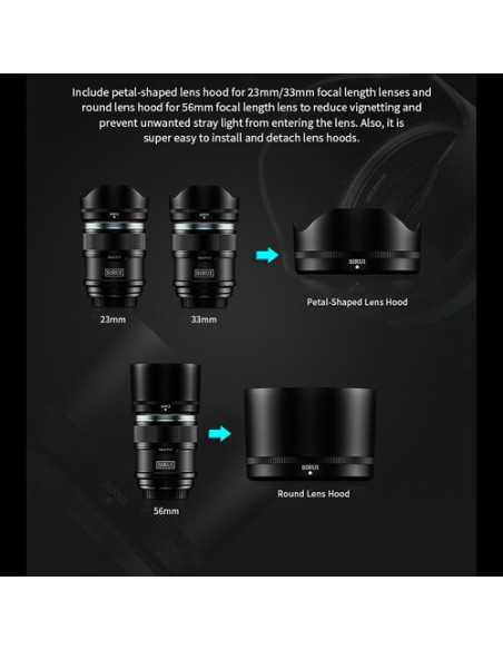 Sirui Sniper f/1.2 Autofocus 3-Lens Kit (Sony E, Black)