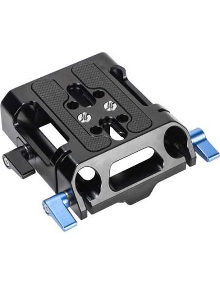 Sirui Universal Quick Release Baseplate with Dual 15mm Rod Clamp