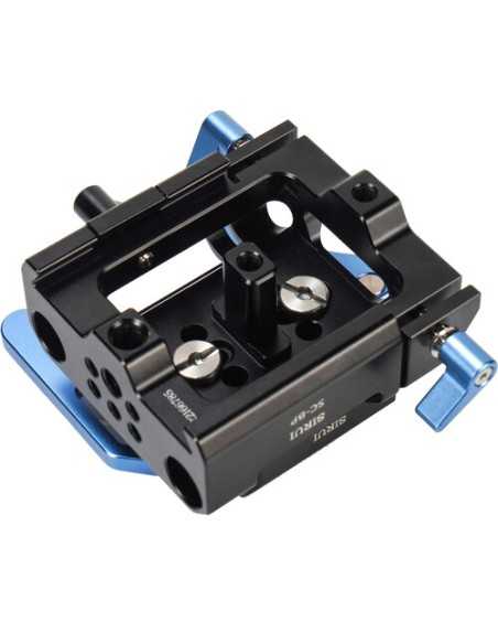Sirui Universal Quick Release Baseplate with Dual 15mm Rod Clamp