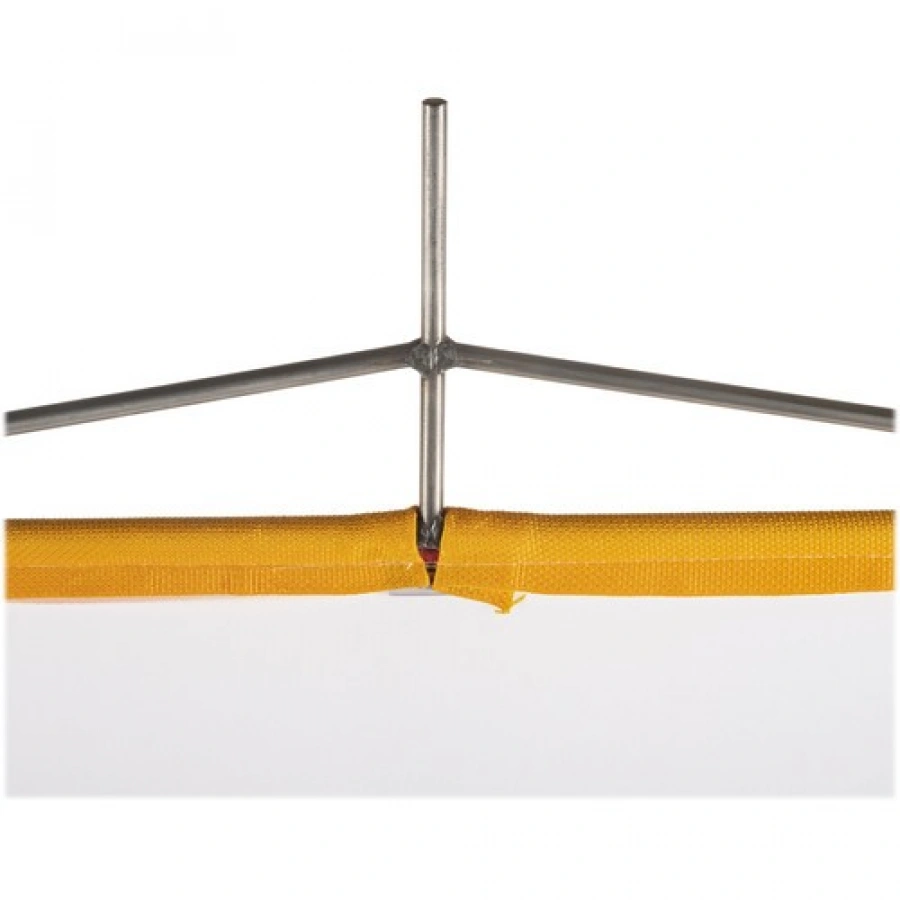 Matthews Solid Frame Scrim White Artificial Silk 48x48"