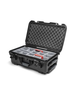 NANUK 935 WHEELED HARD CASE WITH PADDED DIVIDER INSERT (BLACK)