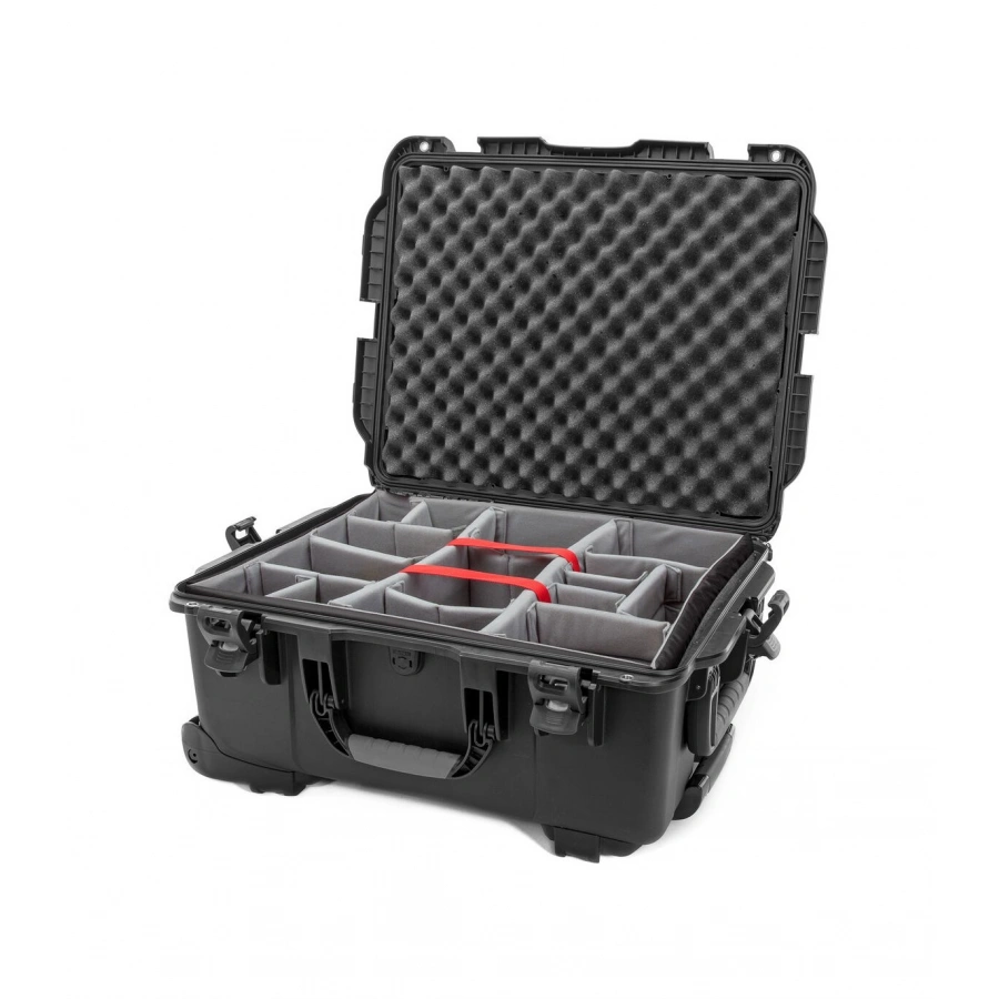 NANUK 955 HARD WHEELED CASE WITH DIVIDER SET (BLACK)