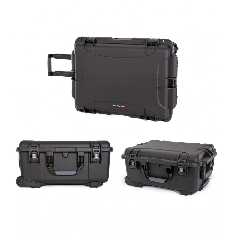 NANUK 955 HARD WHEELED CASE WITH DIVIDER SET (BLACK)