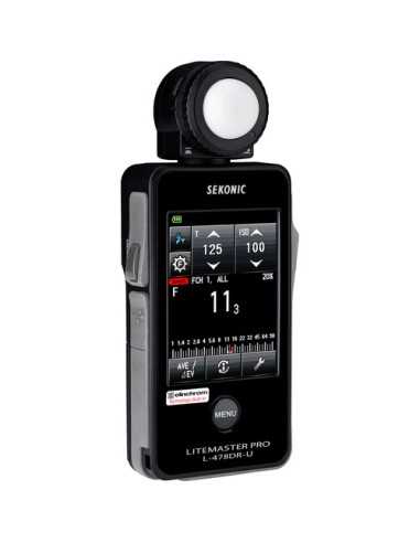 Sekonic LiteMaster Pro L-478DR-U-EL Series Light Meter for Elinchrom EL Skyport System | Light Meters | CAM TOOLS Middle East | Sekonic