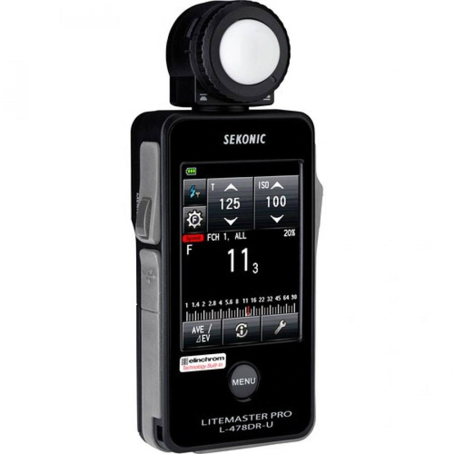 Sekonic L-478DR-U-EL Light Meter for Elinchrom EL Skyport System