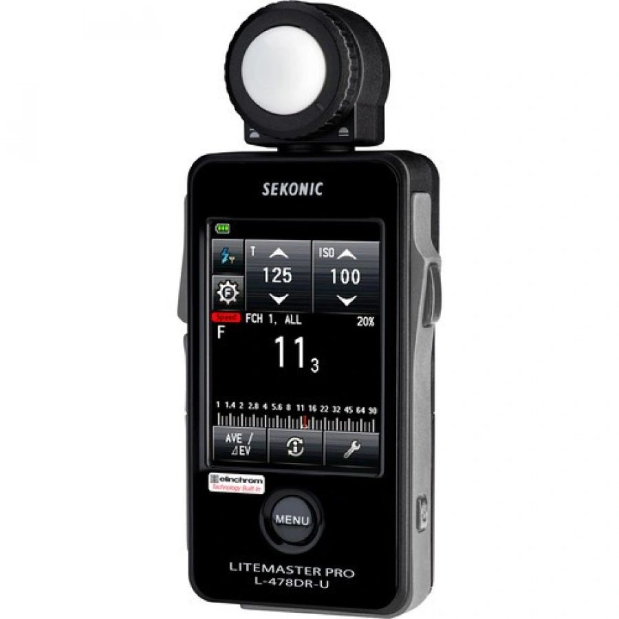 Sekonic L-478DR-U-EL Light Meter for Elinchrom EL Skyport System