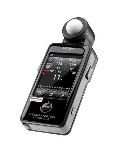 Sekonic L-478DR-U-EL Light Meter for Elinchrom EL Skyport System