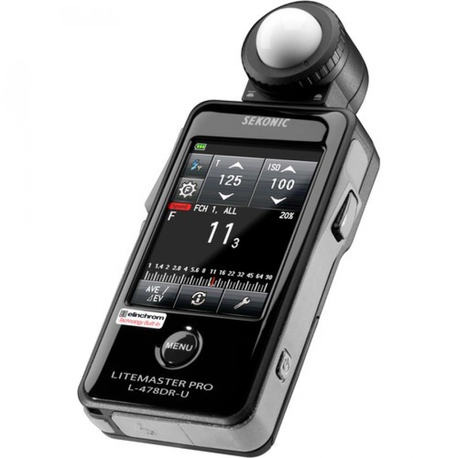 Sekonic L-478DR-U-EL Light Meter for Elinchrom EL Skyport System