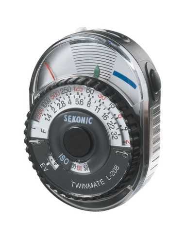 Sekonic L-208 Twin Mate Analog Incident and Reflected Light Meter