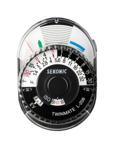 Sekonic L-208 Twin Mate Analog Incident and Reflected Light Meter