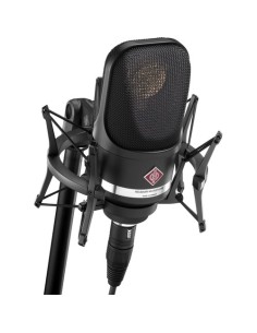 Neumann TLM 107 Studio Set BK Large-Diaphragm Multipattern Condenser Microphone with Shockmount (Black)