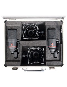 Neumann TLM 170 R Large-Diaphragm Multipattern Condenser Microphone with Shockmount (Stereo Set, Black)