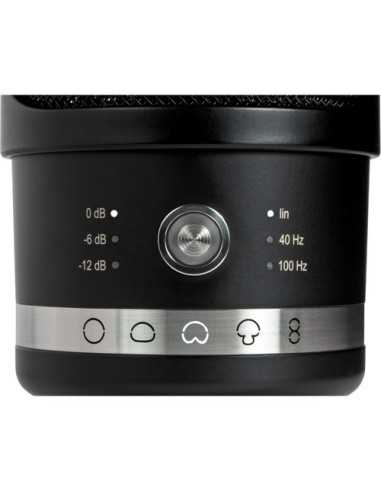 Neumann TLM 107 BK Large-Diaphragm Multipattern Condenser Microphone (Black)