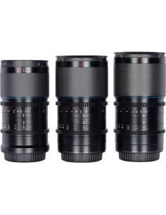 Sirui Saturn T2.9 1.6x Carbon Fiber Full-Frame Anamorphic 3-Lens Set (Sony E, Neutral Flare)