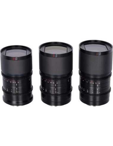 Sirui Saturn T2.9 1.6x Carbon Fiber Full-Frame Anamorphic 3-Lens Set (Sony E, Neutral Flare)