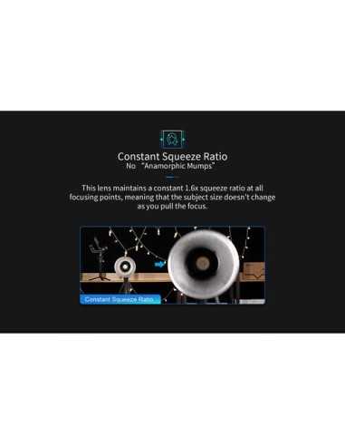 Sirui Saturn T2.9 1.6x Carbon Fiber Full-Frame Anamorphic 3-Lens Set (Sony E, Neutral Flare)