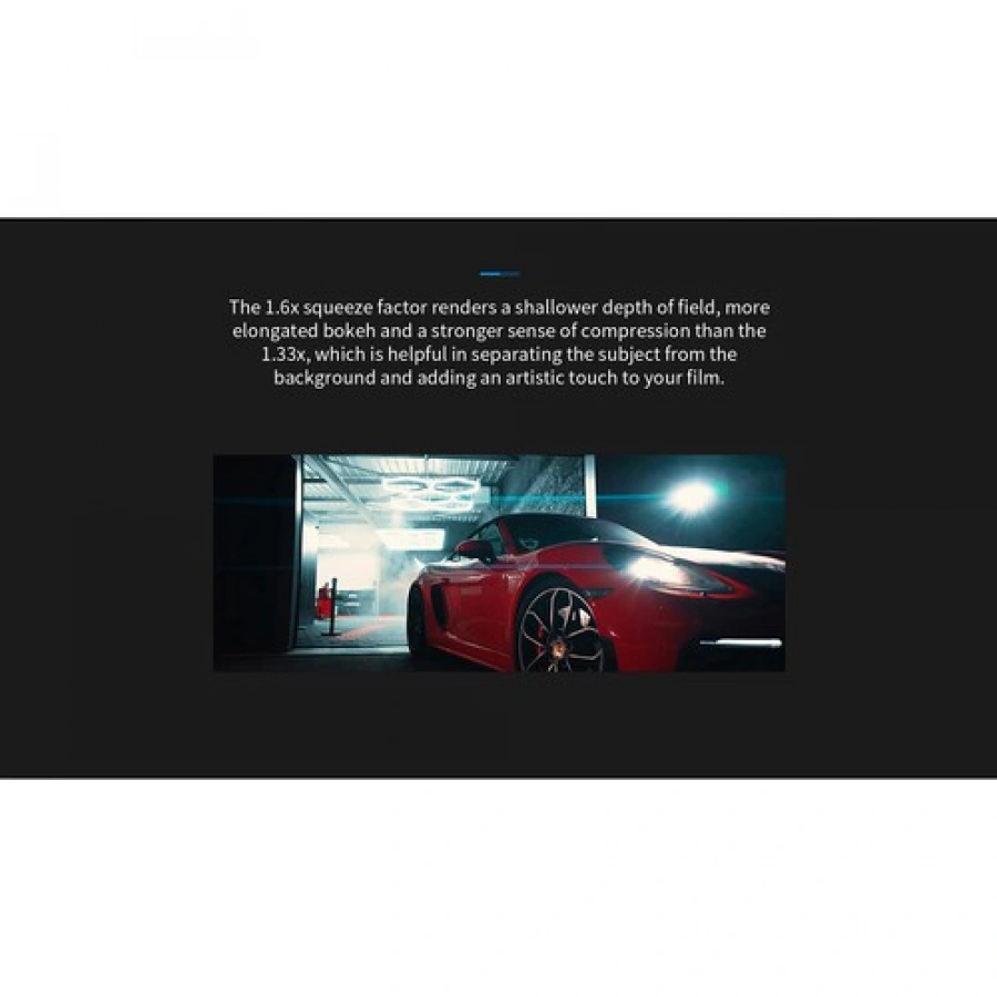 Sirui Saturn T2.9 1.6x Carbon Fiber Full-Frame Anamorphic 3-Lens Set (Sony E, Neutral Flare)