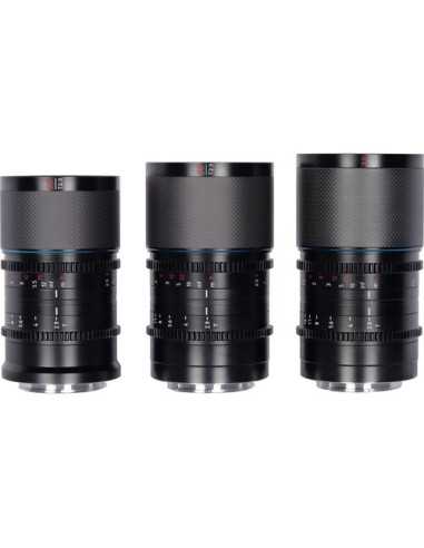 Sirui Saturn T2.9 1.6x Carbon Fiber Full-Frame Anamorphic 3-Lens Set (Sony E, Blue Flare) | Cine Lenses | CAM TOOLS Middle East | Sirui