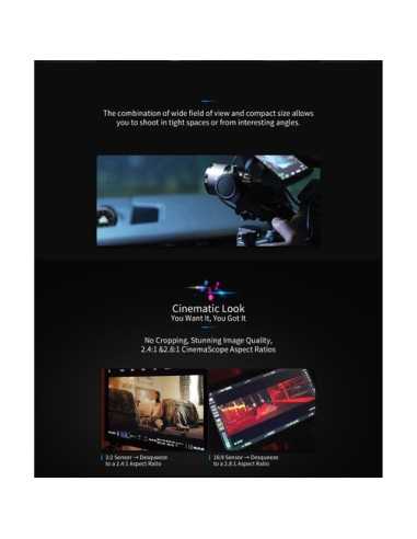 Sirui Saturn T2.9 1.6x Carbon Fiber Full-Frame Anamorphic 3-Lens Set (Sony E, Blue Flare)