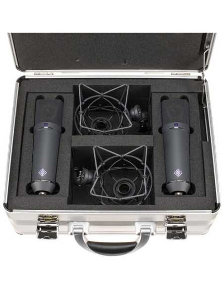Neumann U 87 Ai MT Large-Diaphragm Multipattern Condenser Microphone (Stereo Set, Black)