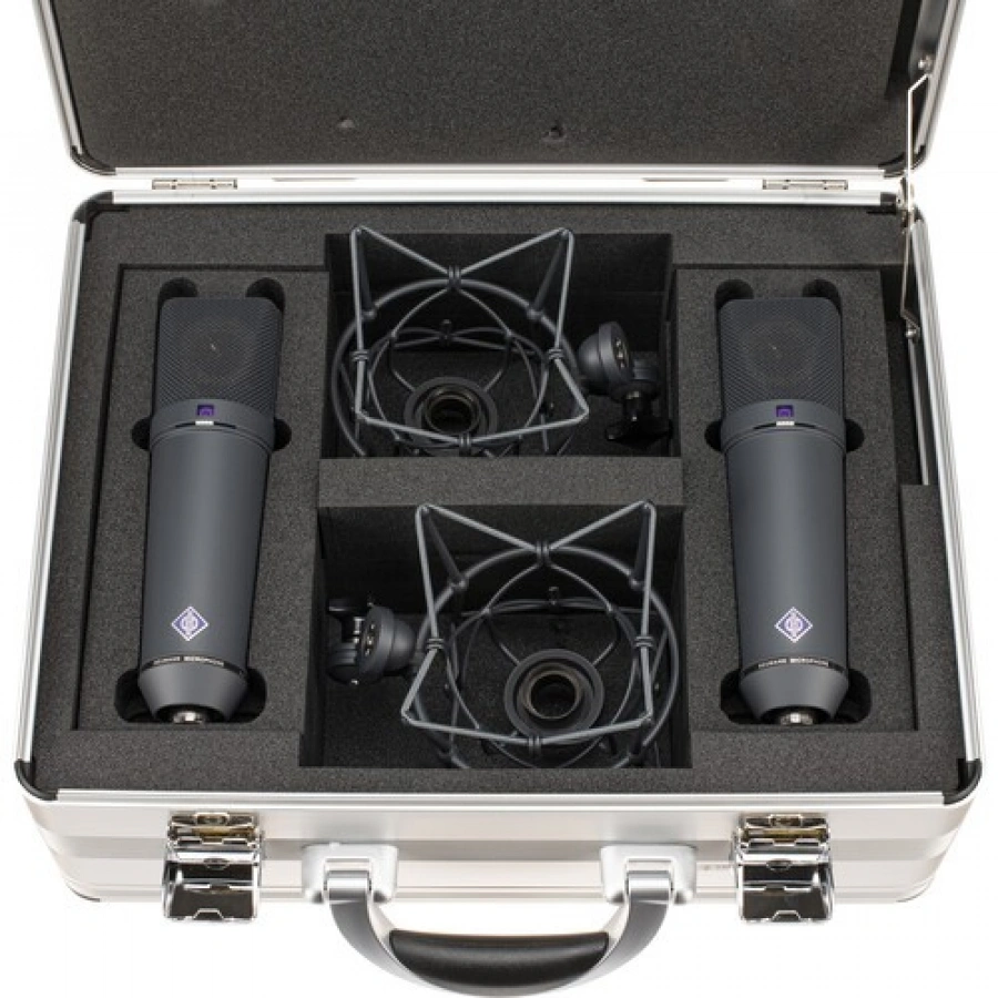 Neumann U 87 Ai MT Large-Diaphragm Multipattern Condenser Microphone (Stereo Set, Black)