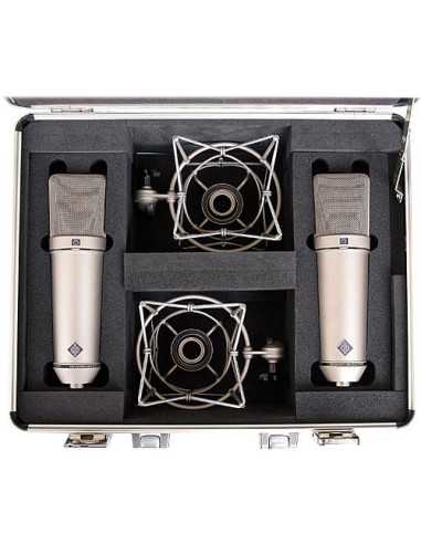 Neumann U 87 Ai Large-Diaphragm Multipattern Condenser Microphone (Stereo Set, Nickel) | Microphones | CAM TOOLS Middle East | Neumann