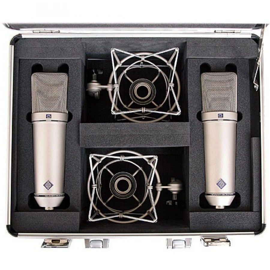 Neumann U 87 Ai Stereo Set Nickel Condenser Microphones