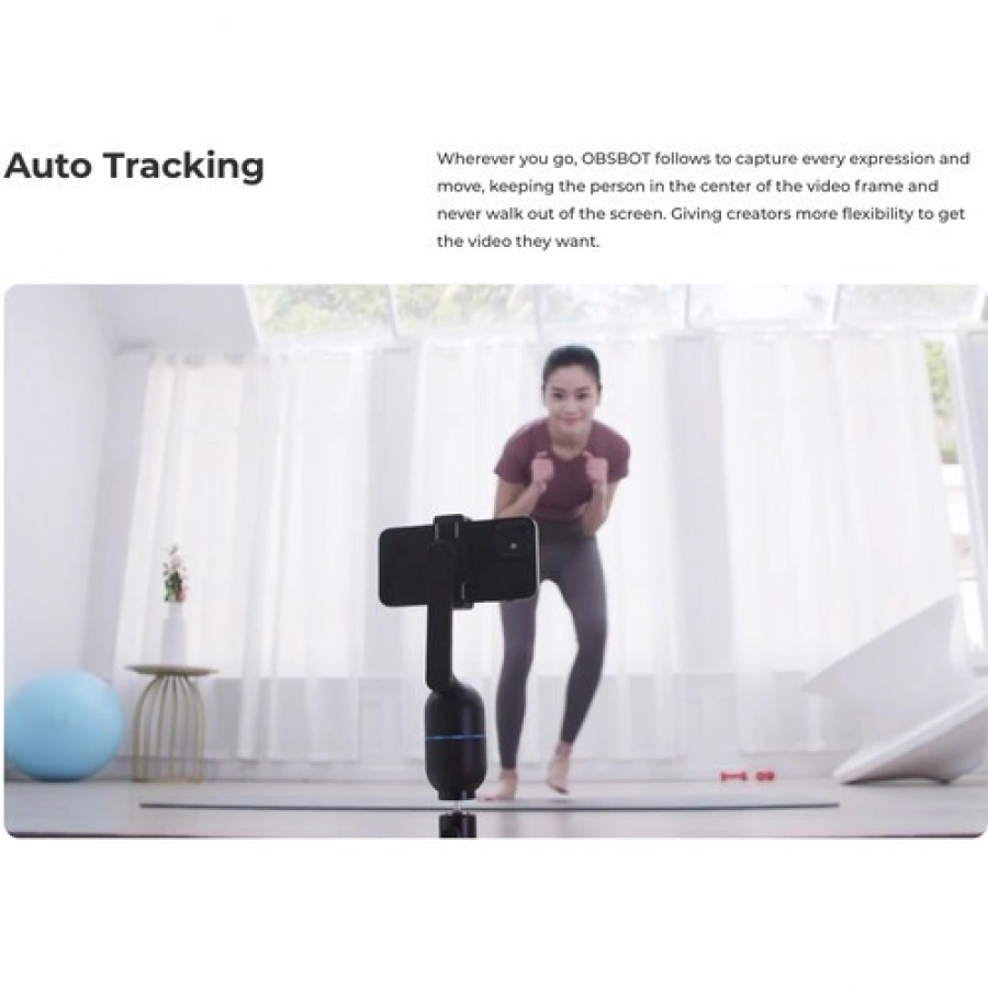 OBSBOT Me AI-Powered Selfie Smartphone Mount