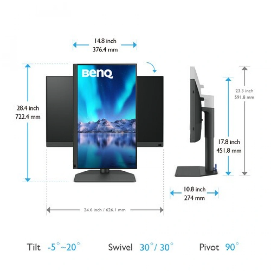 BenQ PhotoVue SW272U 27" 4K HDR Monitor
