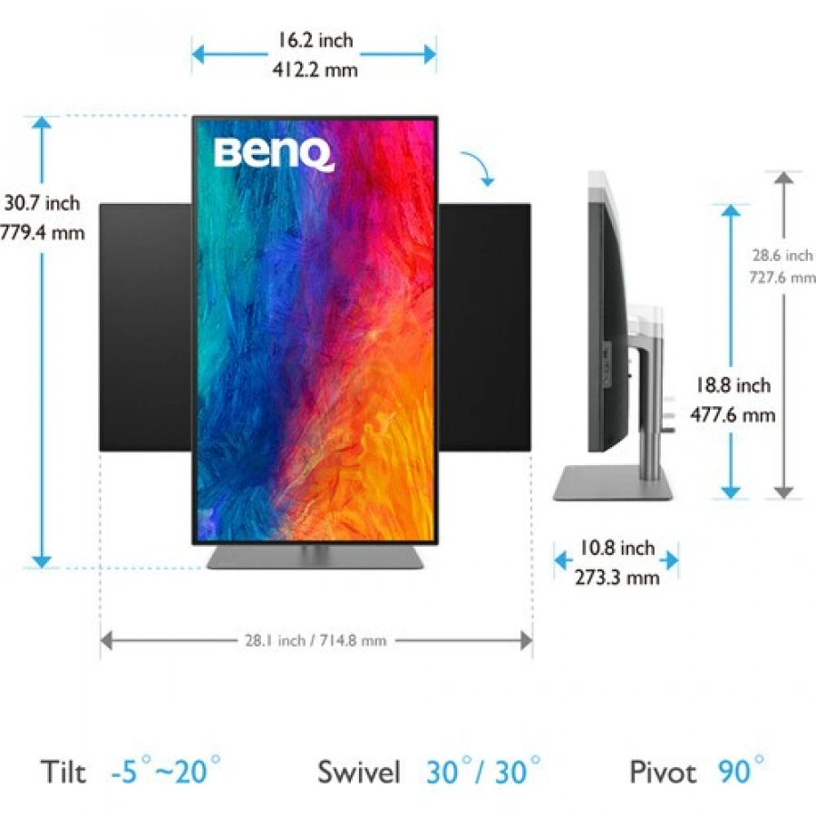 BenQ PD3220U DesignVue Designer 31.5" 16:9 HDR 4K IPS Monitor
