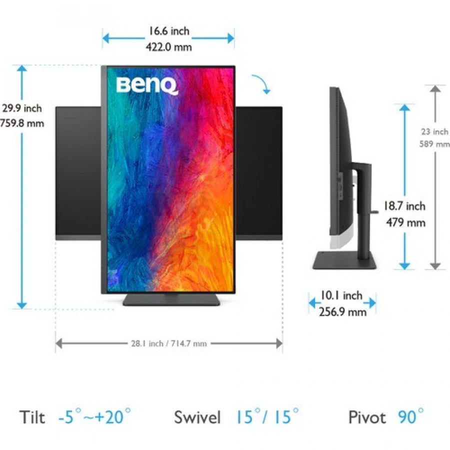 BenQ DesignVue PD3205U 31.5" 4K HDR Monitor