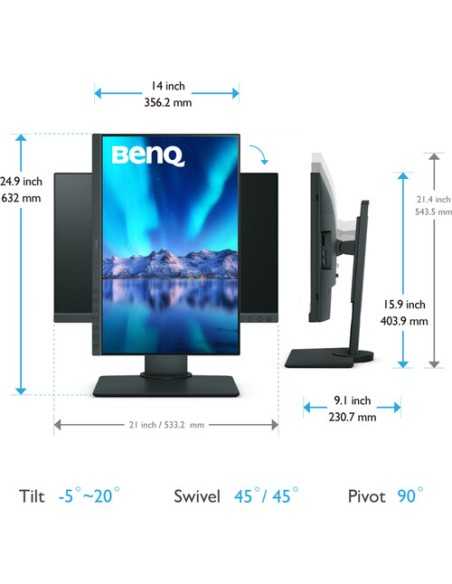 BenQ SW240 24.1" 16:10 PhotoVue IPS Monitor