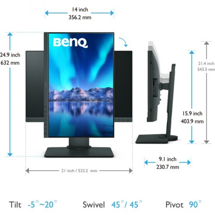 BenQ SW240 24.1" 16:10 PhotoVue IPS Monitor