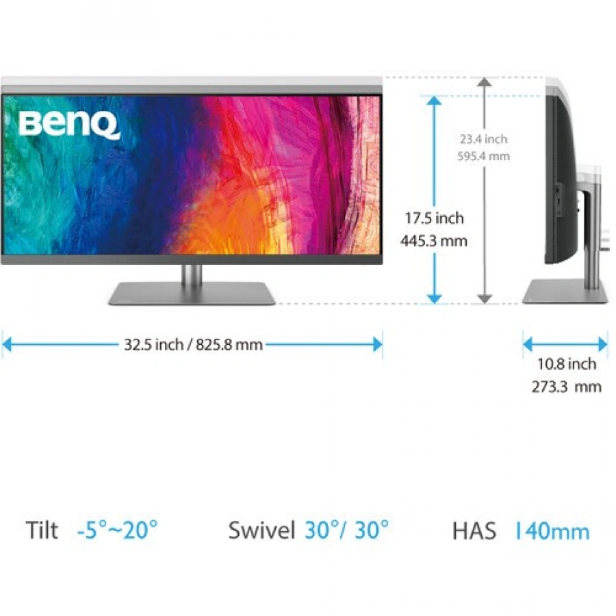 BenQ PD3420Q DesignVue Designer 34" 21:9 HDR IPS Monitor