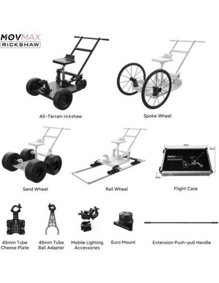 MOVMAX All-Terrain Rickshaw Complete Combo