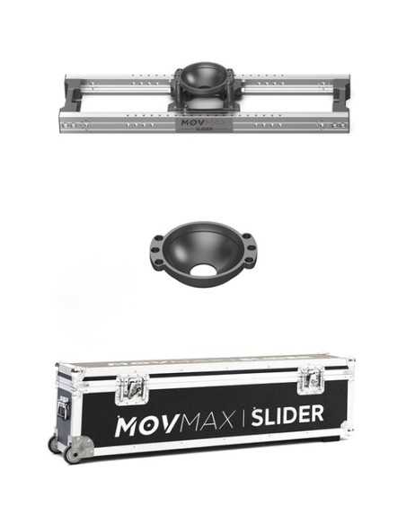 MOVMAX Camera Slider System with 150mm Bowl Mount
