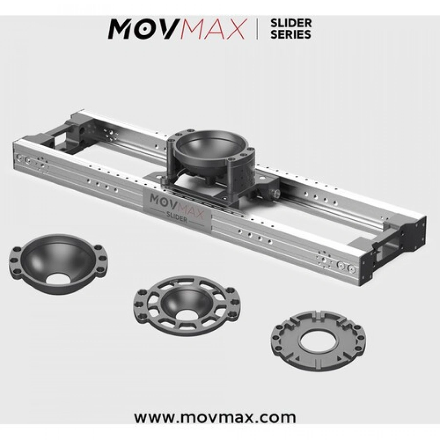 MOVMAX Camera Slider System with 150mm Bowl Mount
