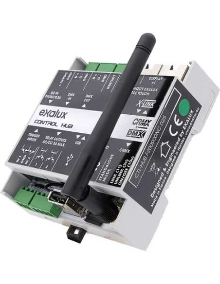 Exalux Control Touch Studio HMI 5'' Wall-Mount Touch Controller & Control Hub