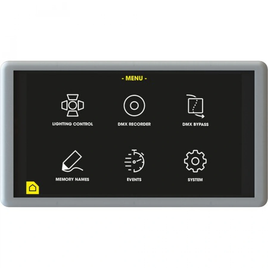 Exalux Control Touch Studio HMI 5'' Wall-Mount Touch Controller & Control Hub