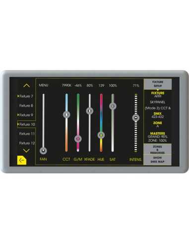 Exalux Control Touch Studio HMI 5'' Wall-Mount Touch Controller & Control Hub