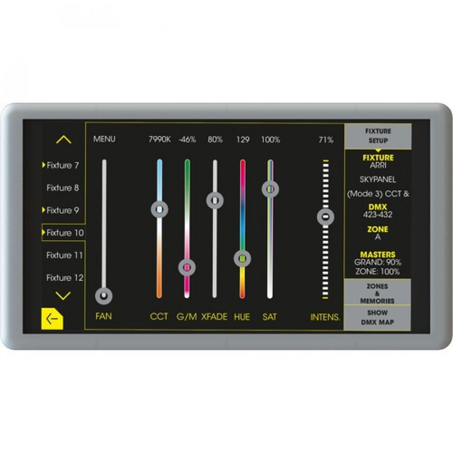 Exalux Control Touch Studio HMI 5'' Wall-Mount Touch Controller & Control Hub