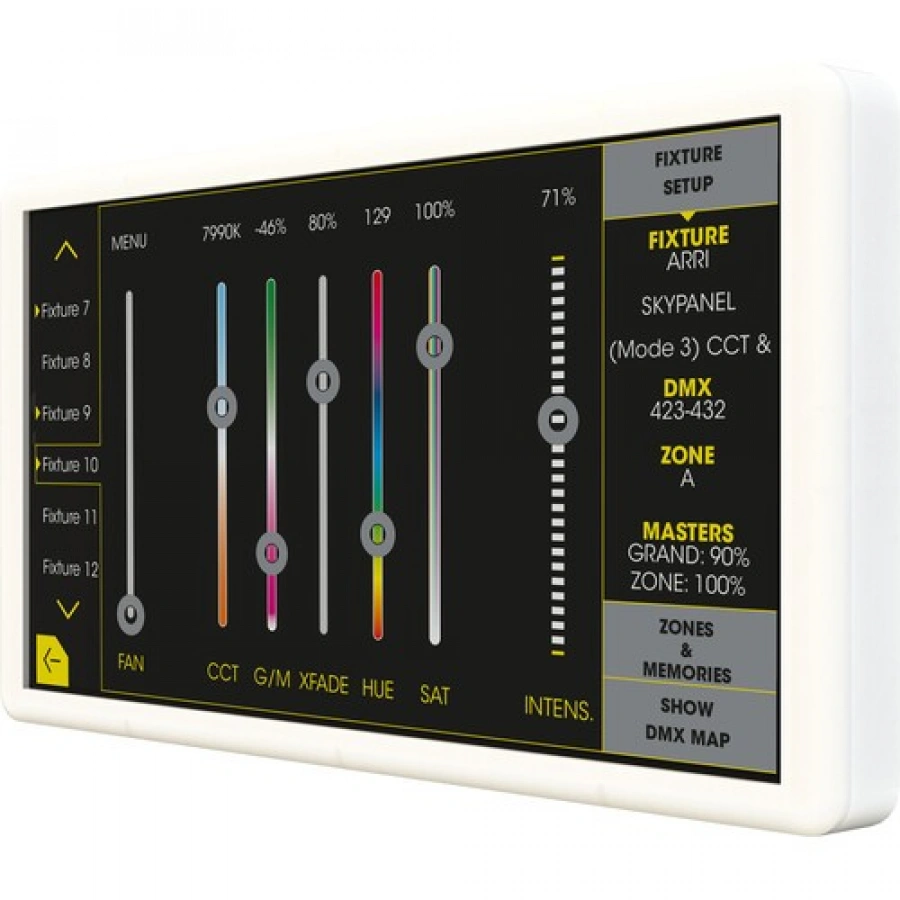 Exalux Control Touch Studio HMI 5'' Wall-Mount Touch Controller & Control Hub